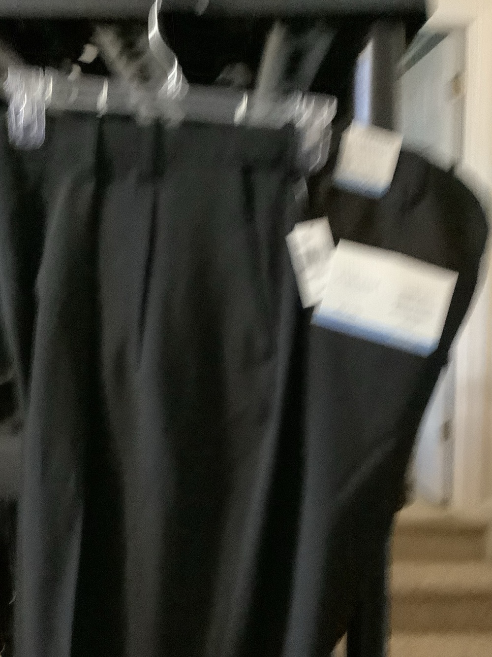 Van Heusen Black Dress Pants with Pleats, 48/30, new - Picture 5 of 8